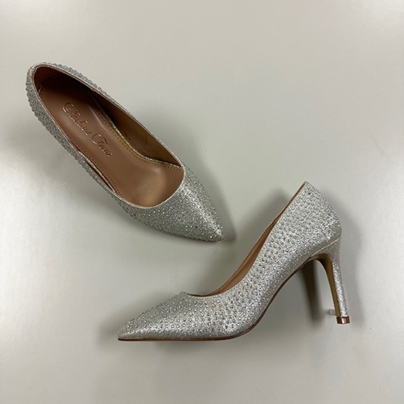 Dressy Heels from Fashion Focus - Vienna Silver - Picture 1 of 2